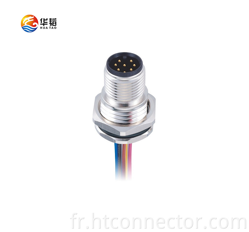 8 core round connector